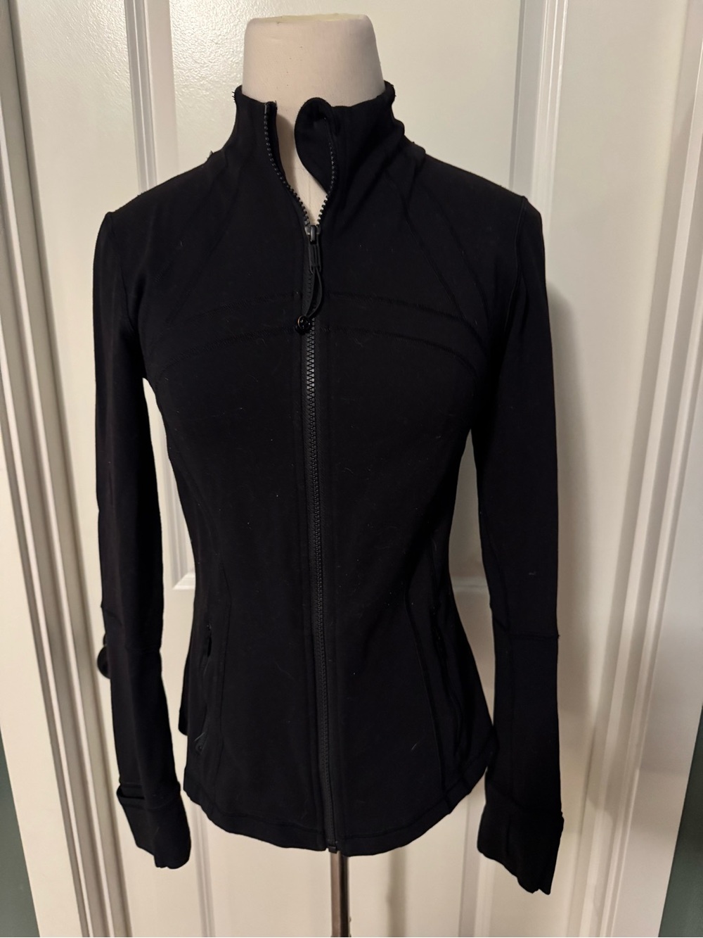 lululemon athletica Black Slim Zip Utility Jacket
